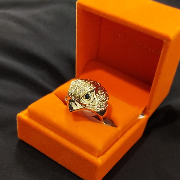 Kurt Geiger Other - KURT GEIGER LONDON Pave' Crystal Eagle Ring Size 8